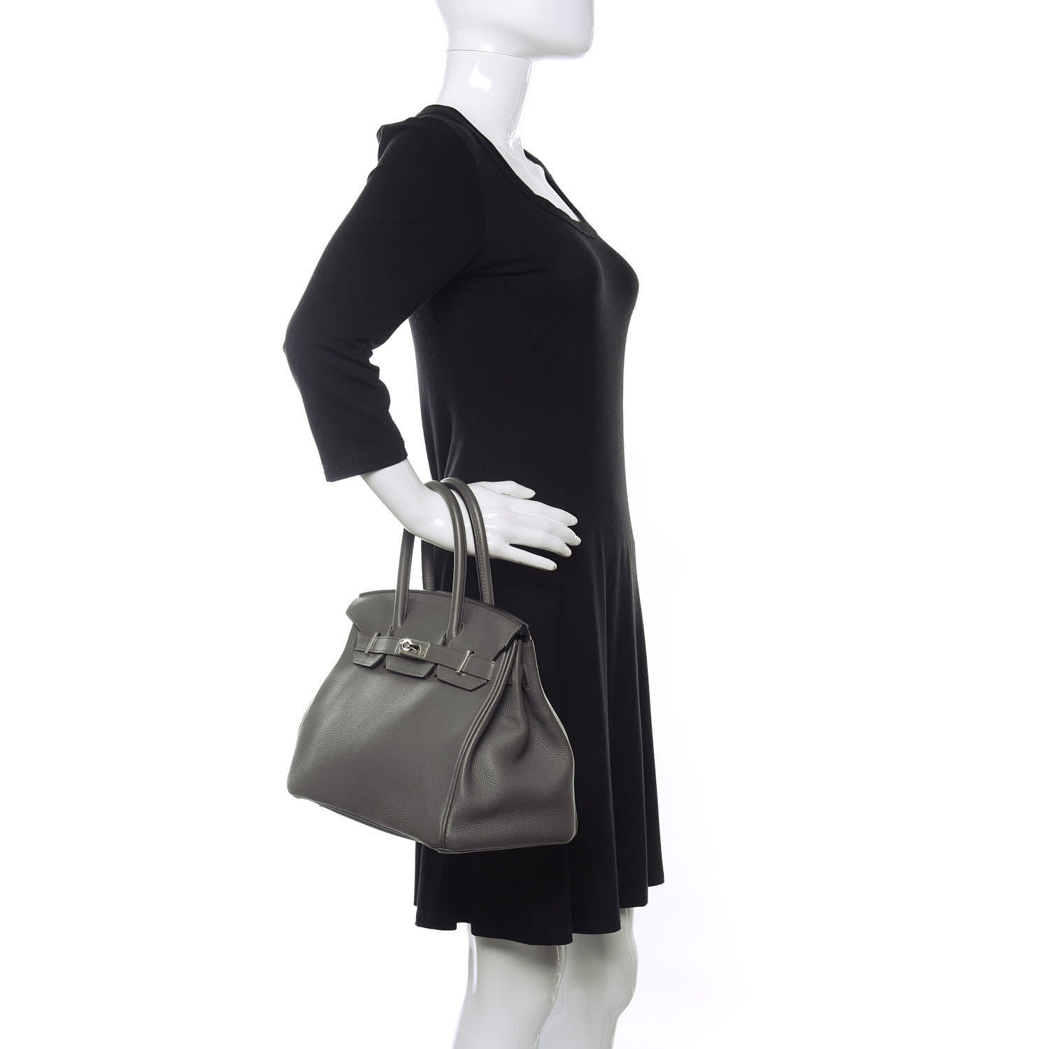 Hermes Togo Birkin 30 Etain 2 of 11