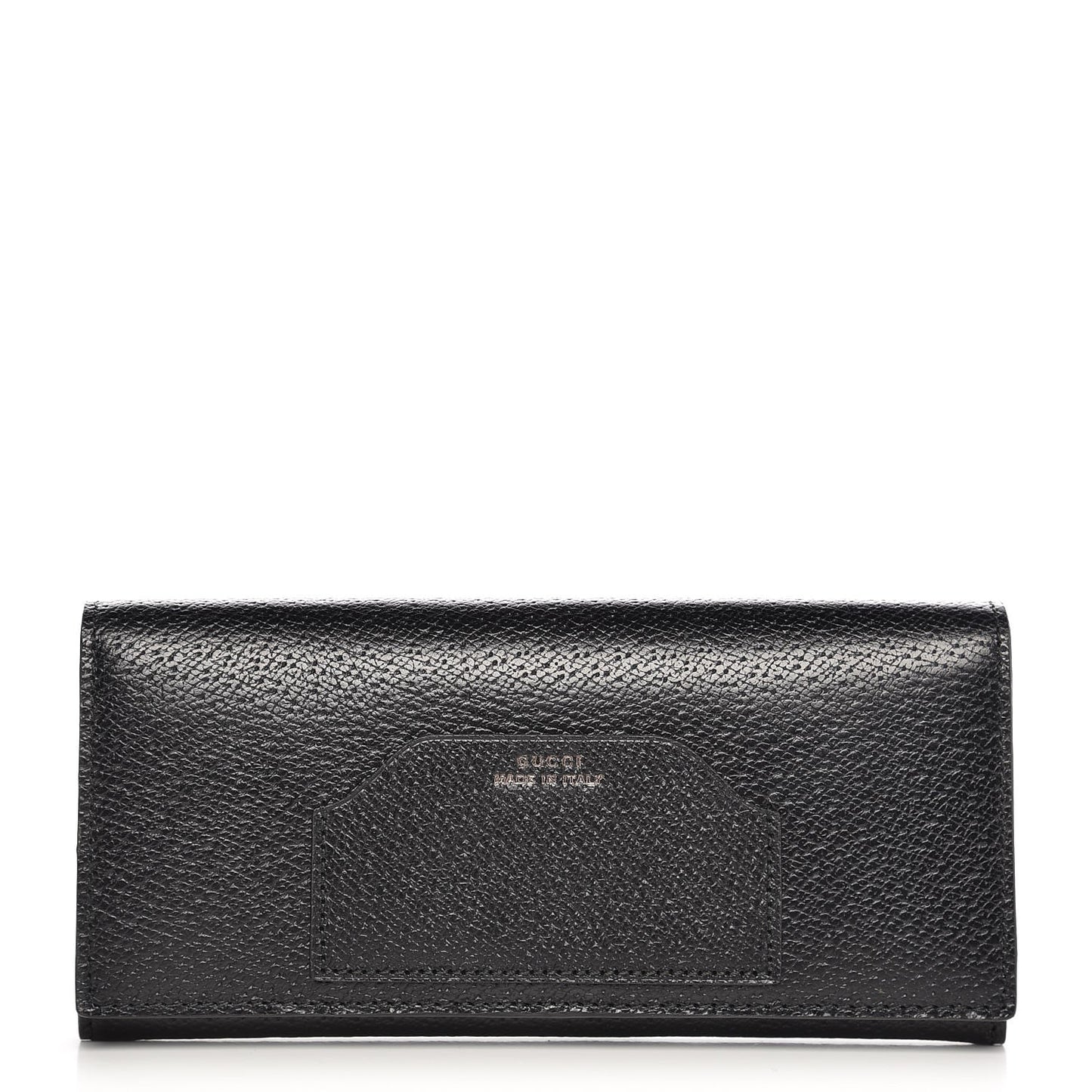 Calfskin Dandy New Chester Continental Flap Wallet Black