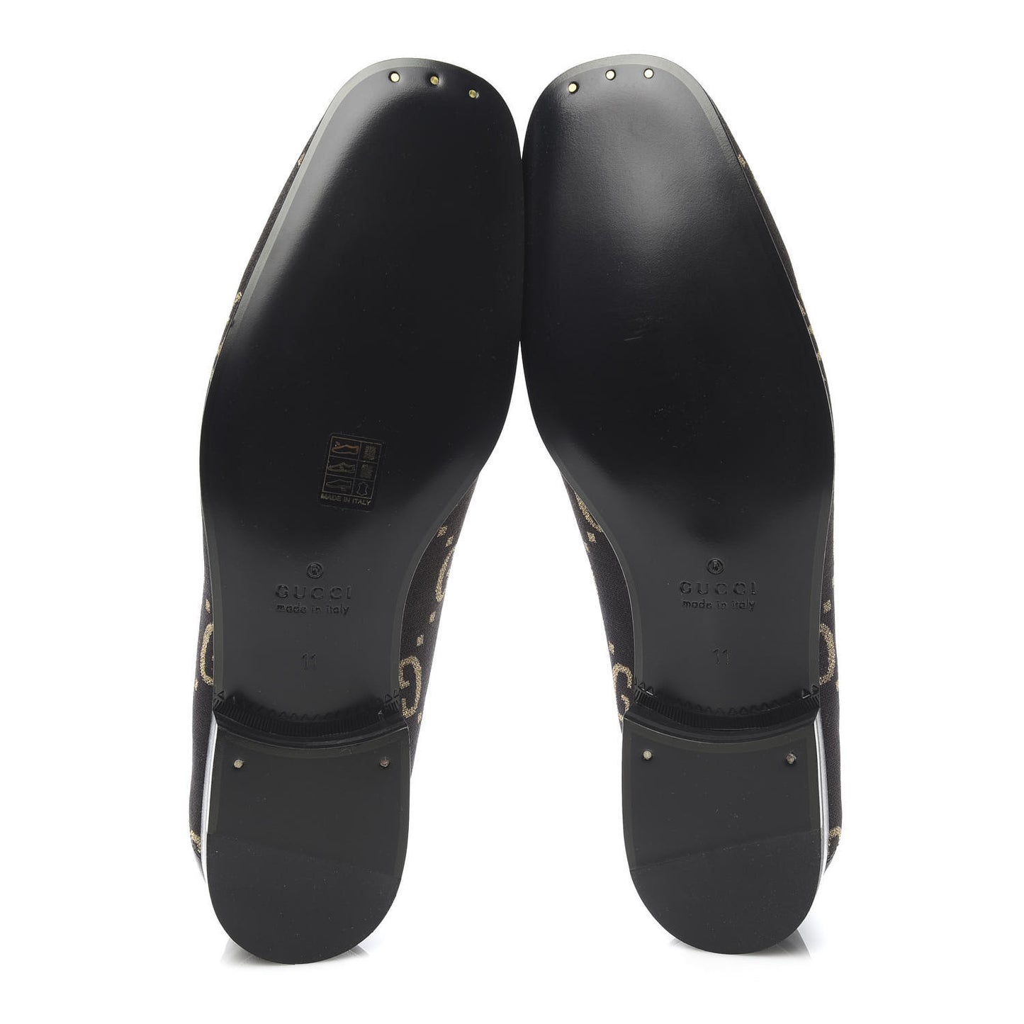 Calfskin Canvas Mens Chambre des Squelettes Loafers 11 Brown Black