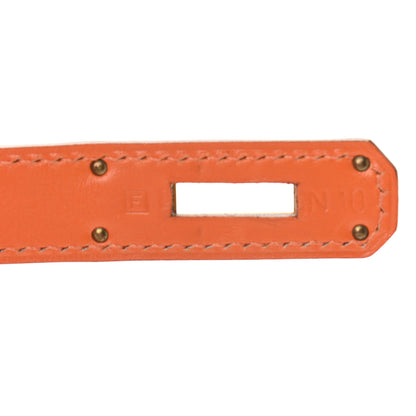 Hermes Box Kelly Sellier 28 Orange 7 of 19
