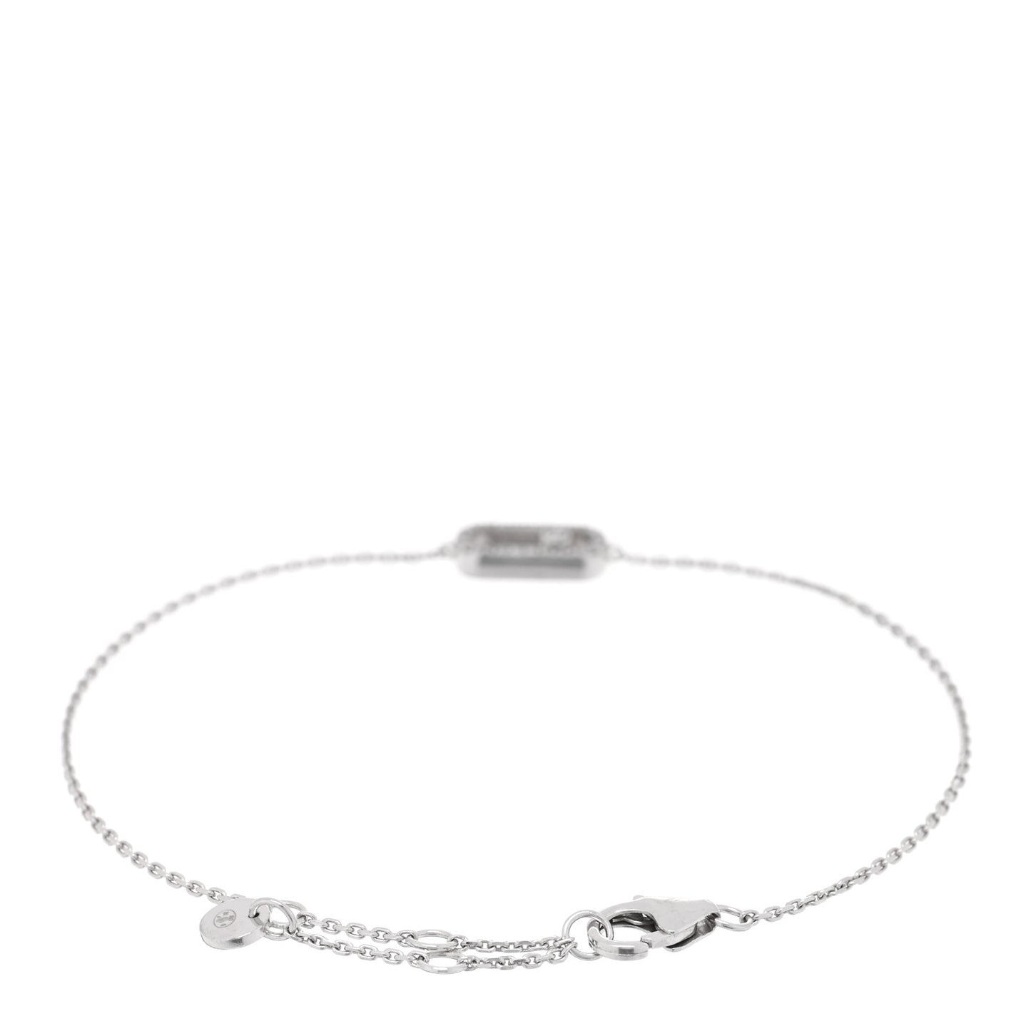 18K White Gold Diamond Messika Care(s) Pave Bracelet