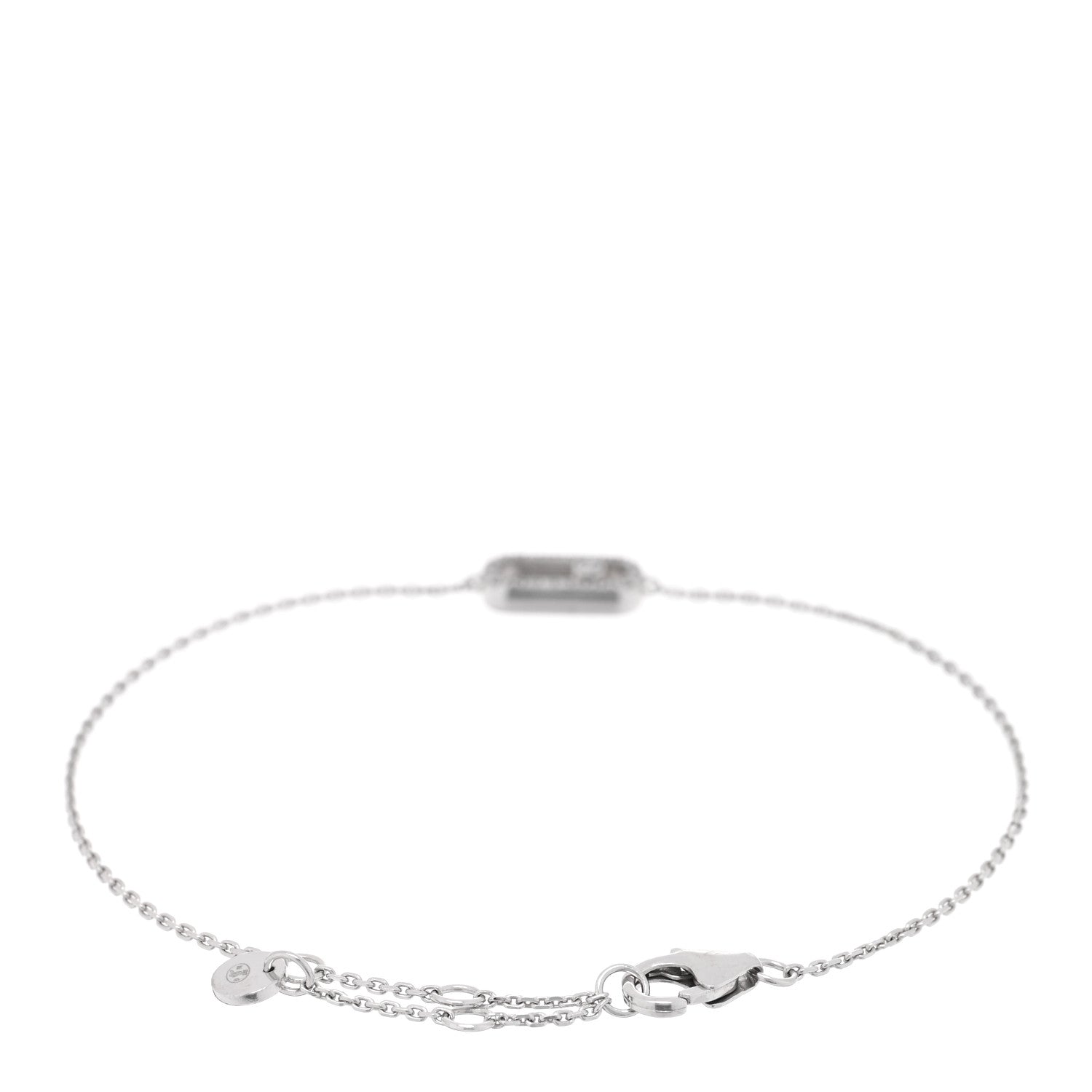 Messika 18K White Gold Diamond Messika Care(s) Pave Bracelet 2 of 4