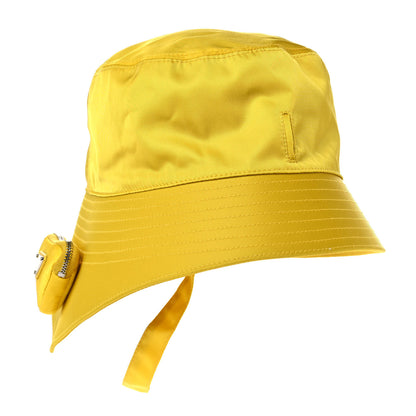 Prada Re-Nylon Mens Multifunctional Bucket Hat L Giallo 4 of 10
