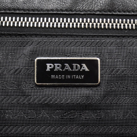 Vernice Oversized Folders Clutch Black