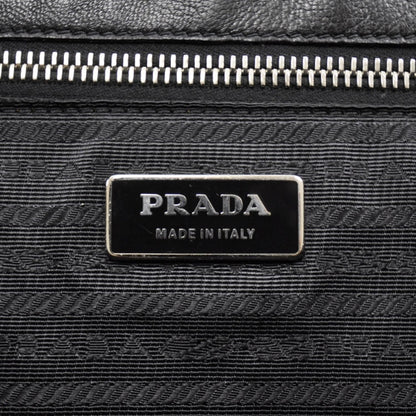 Prada Vernice Oversized Folders Clutch Black 8 of 11