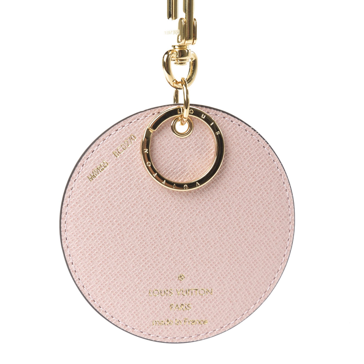 Louis Vuitton Monogram 2020 Christmas Animation Big Wheel Bag Charm Key Ring Rose Ballerine 3 of 4