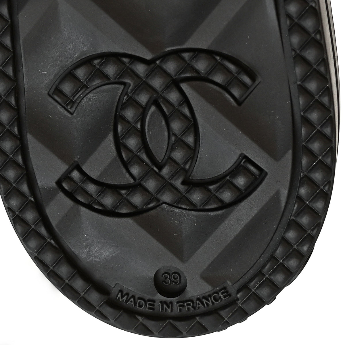 Chanel Caoutchouk CC High Boots 39 Black 8 of 11