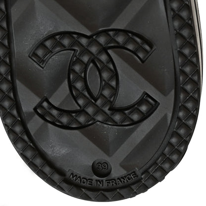 Chanel Caoutchouk CC High Boots 39 Black 8 of 11