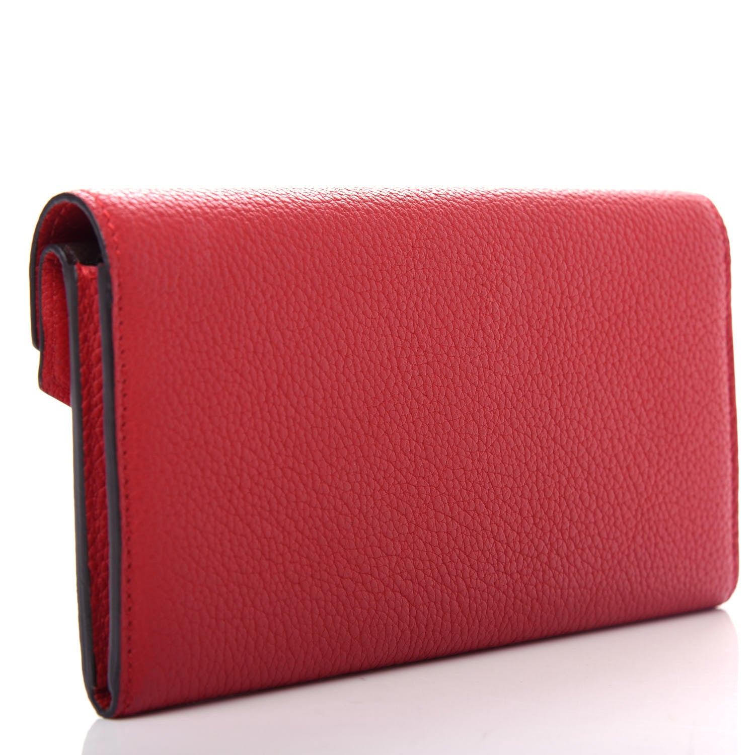 Louis Vuitton Calfskin Double V Wallet Rubis 3 of 8