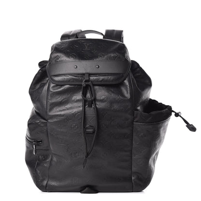 Louis Vuitton Calfskin Monogram Shadow Discovery Backpack Black 1 of 9