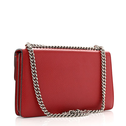 Gucci Dollar Calfskin Swarovski Crystal Small Dionysus Shoulder Bag Hibiscus Red 3 of 15