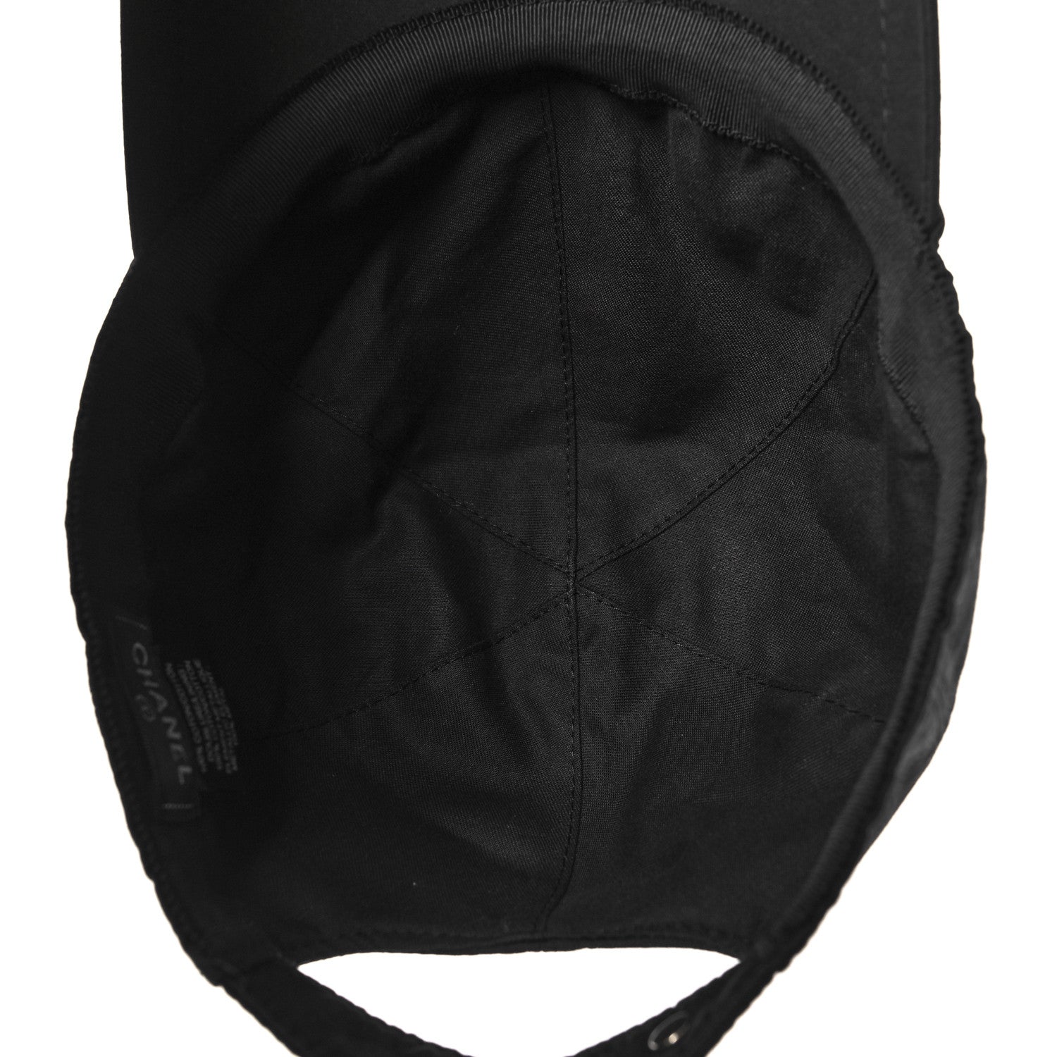 Chanel Cotton CC Cap Hat Black 7 of 9