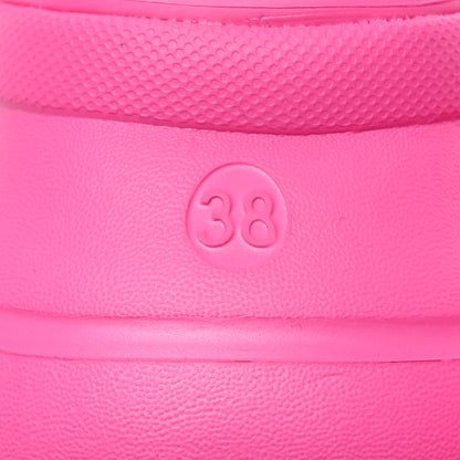 Balenciaga X CROCS Rubber Womens Pool Slides 38 Pink 8 of 10