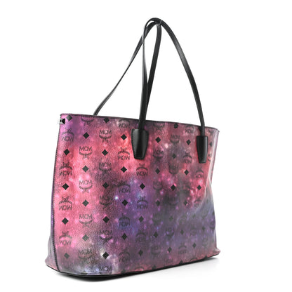 MCM Galaxy Visetos Medium Shopper Tote Multicolor 3 of 9
