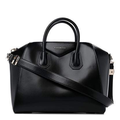 Givenchy Shiny Lord Calfskin Medium Antigona Black 1 of 10