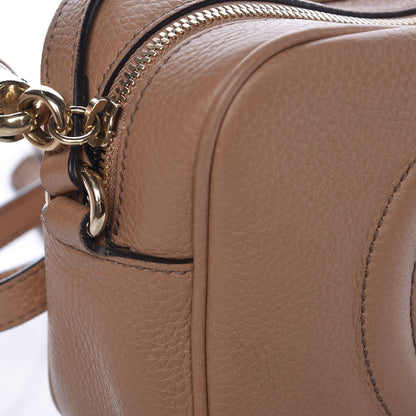 Gucci Pebbled Calfskin Small Soho Disco Bag Camelia 13 of 13