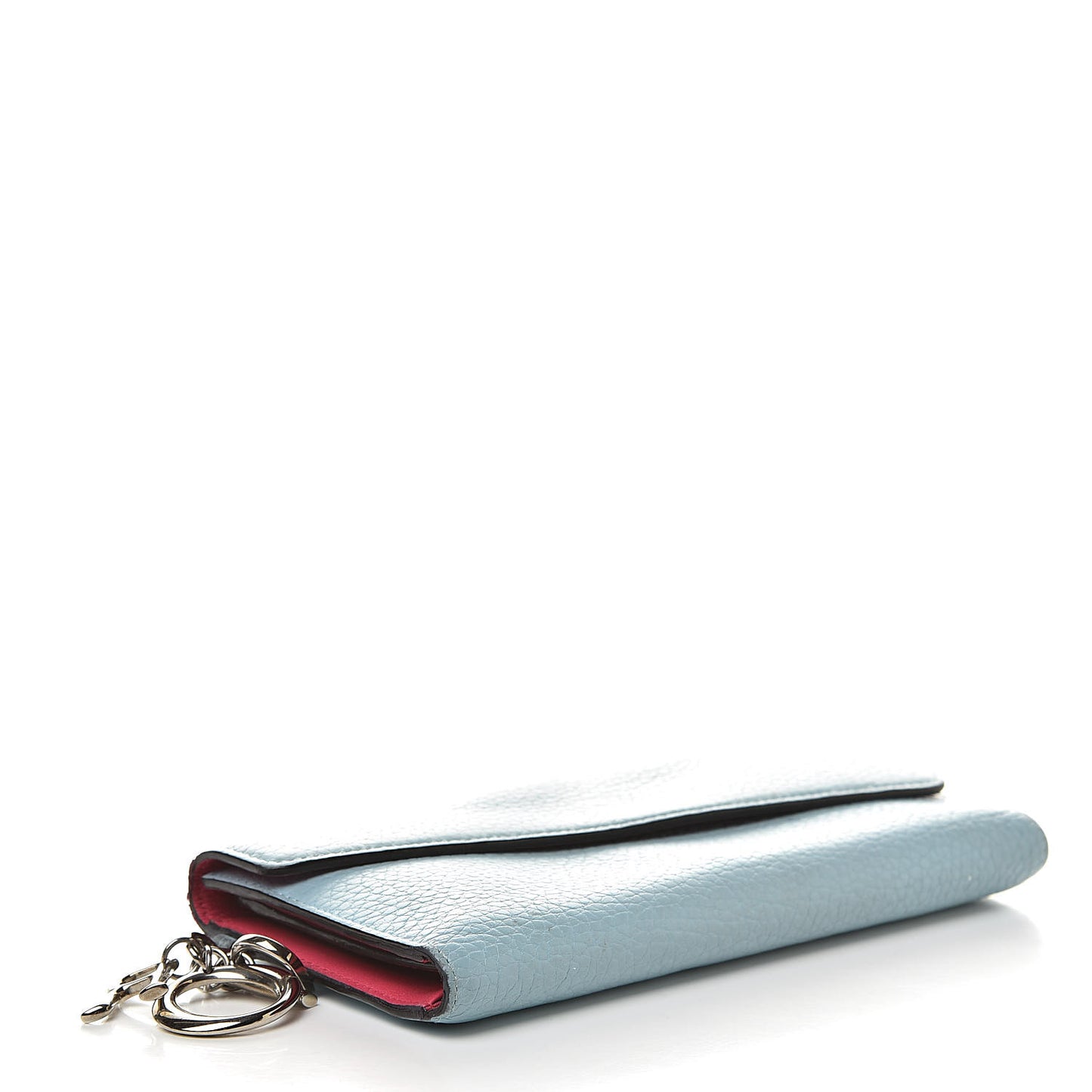 Bullcalf Diorissimo Long Wallet Sky Blue Pink