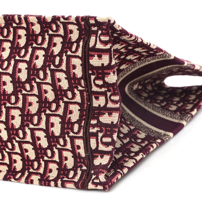 Christian Dior Oblique Large Book Tote Burgundy Multicolor Burgundy Multicolor 10 of 11