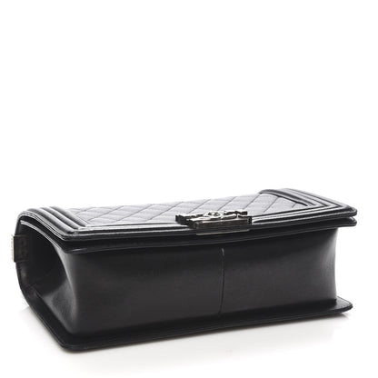 Chanel Calfskin Quilted Medium Boy Flap Black 4 of 11