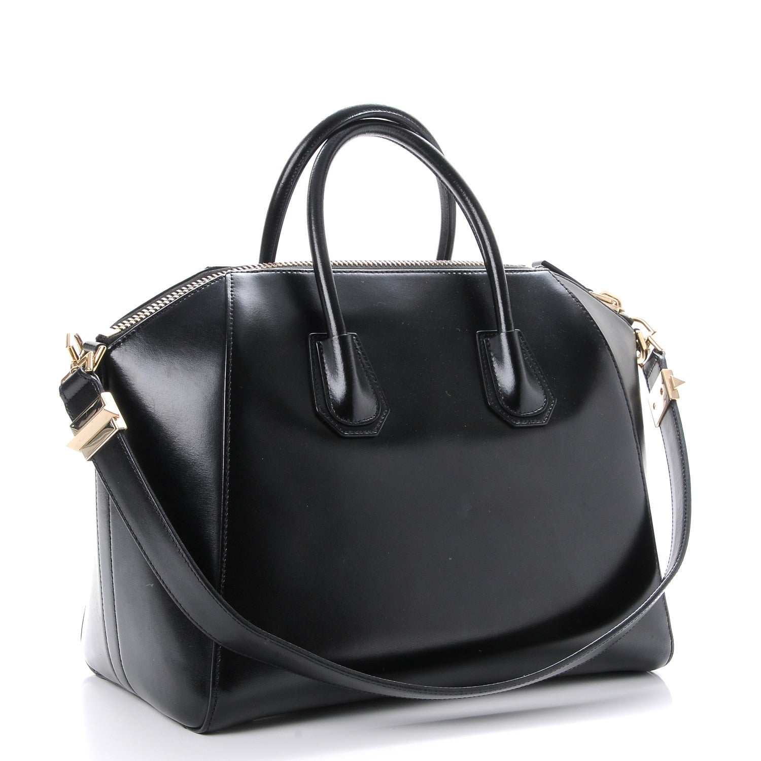 Givenchy Shiny Lord Calfskin Medium Antigona Black 3 of 9