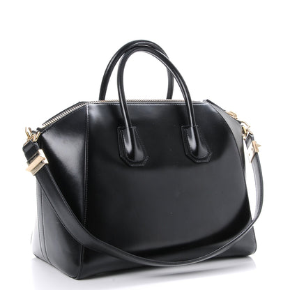 Givenchy Shiny Lord Calfskin Medium Antigona Black 3 of 9
