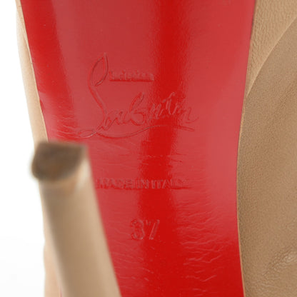 Christian Louboutin Nappa Madame Butterfly Booty 150 Ankle Boots 37 Beige 6 of 7