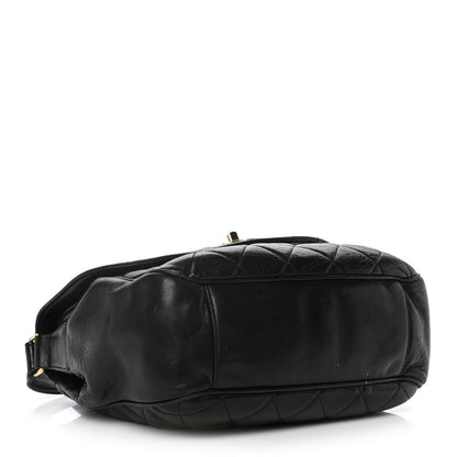 Chanel Lambskin Quilted CC Flap Shoulder Bag Black 3 of 10