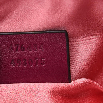 Gucci Velvet Matelasse GG Marmont Belt Bag 85 34 Fuchsia Violet Cyclamen 6 of 9