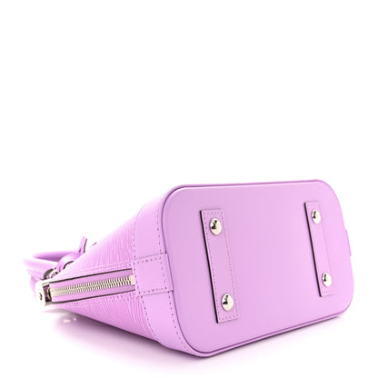 Louis Vuitton Epi Jacquard Alma BB Lilac 4 of 9