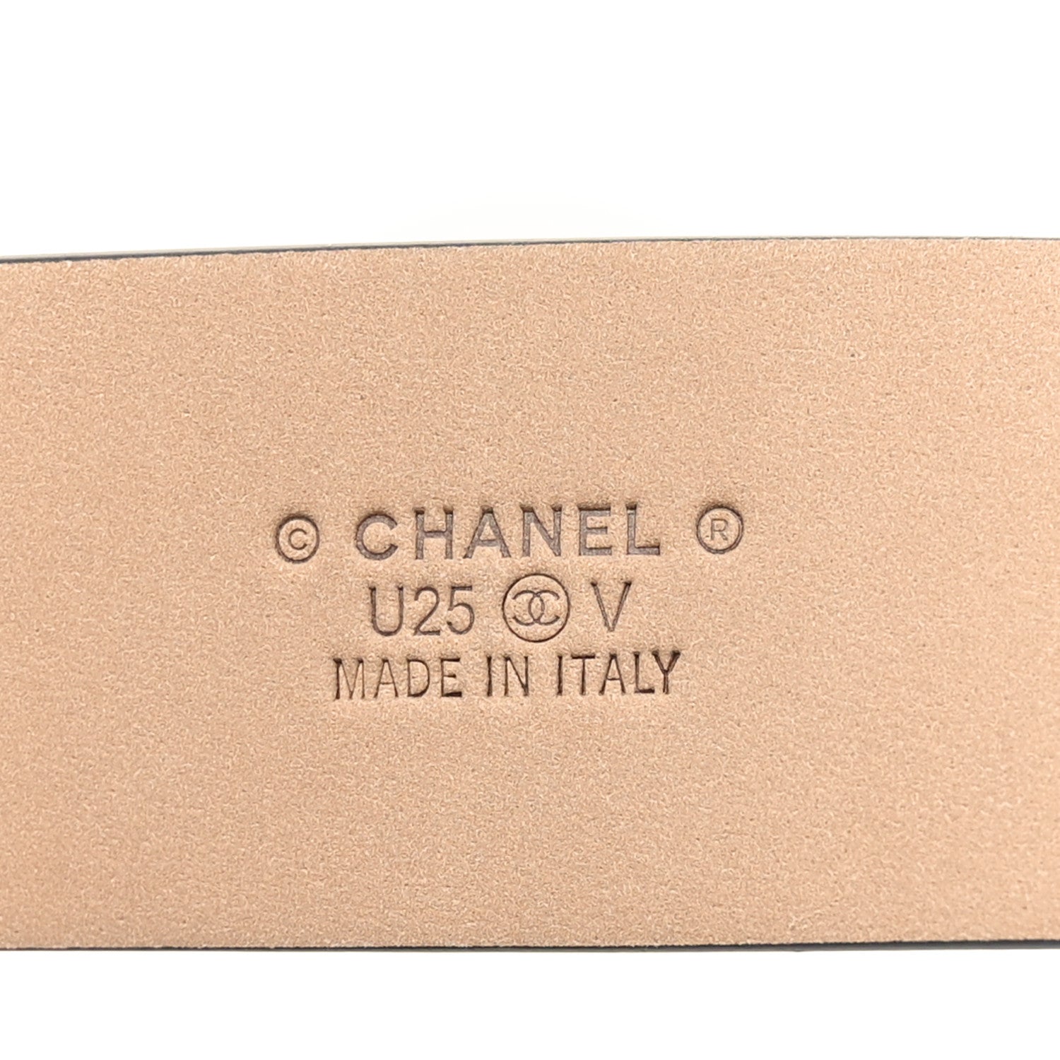 Chanel Calfskin Belt 95 38 Black 3 of 7