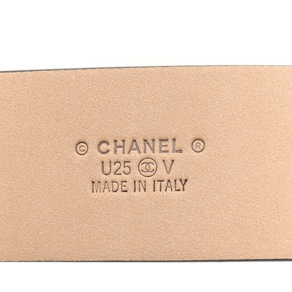 Chanel Calfskin Belt 95 38 Black 3 of 7