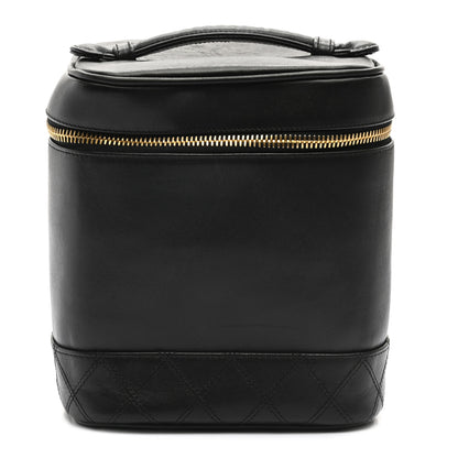 Chanel Lambskin Vanity Cosmetic Bag Black 1 of 10