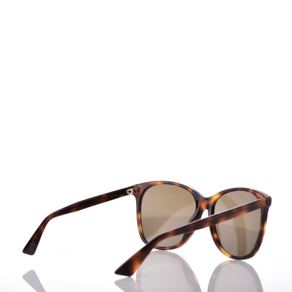 Gucci Acetate Round GG Sunglasses GG0024S Tortoise 4 of 7