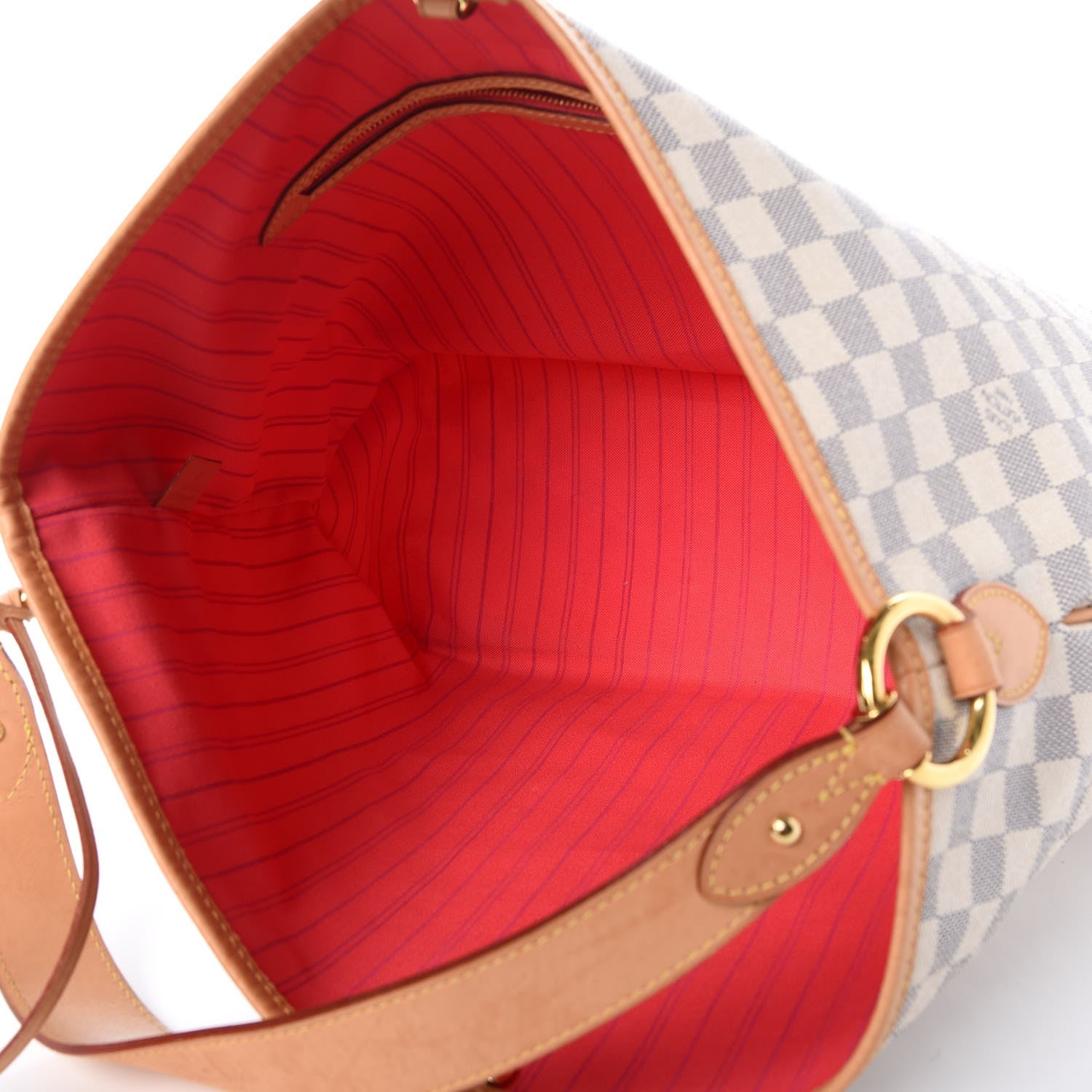Louis Vuitton Damier Azur Delightful MM Pink 5 of 12