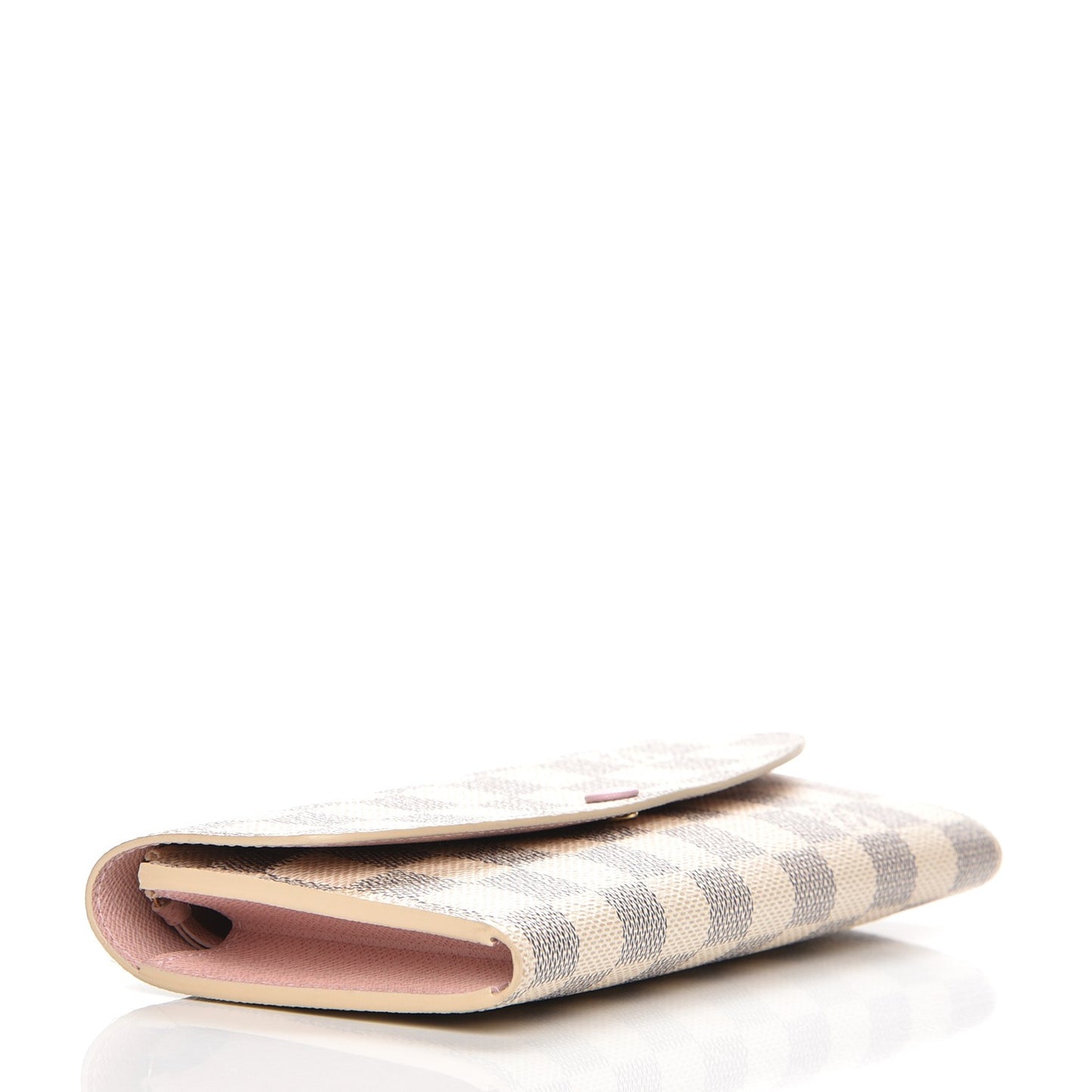 Damier Azur Emilie Wallet Rose Ballerine