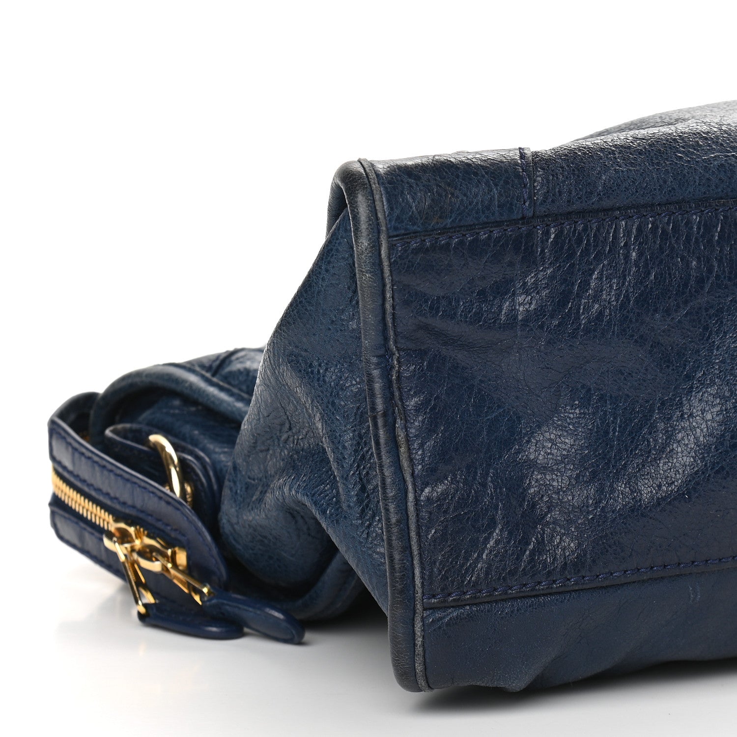 Balenciaga Agneau Giant 12 Gold Hardware City Bleu Mineral 8 of 9