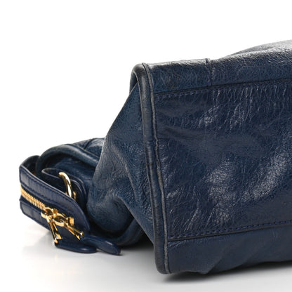 Balenciaga Agneau Giant 12 Gold Hardware City Bleu Mineral 8 of 9