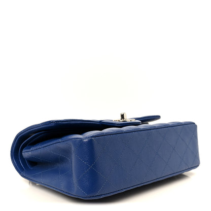 Chanel Caviar Quilted Small Double Flap Blue 4 of 11