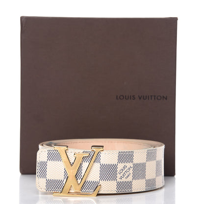 Louis Vuitton Damier Azur 40mm LV Initiales Belt 95 38 14 of 14