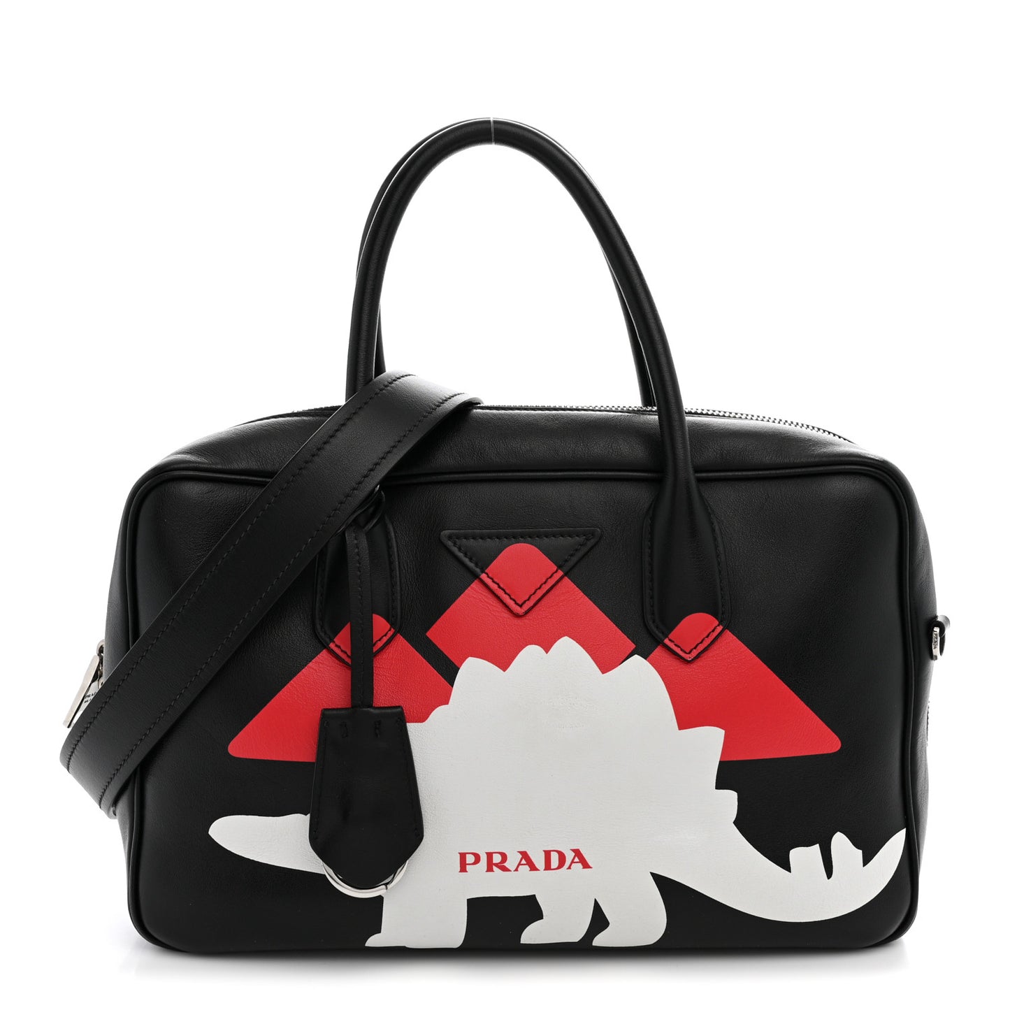 City Calf Dinosaur Bauletto Black