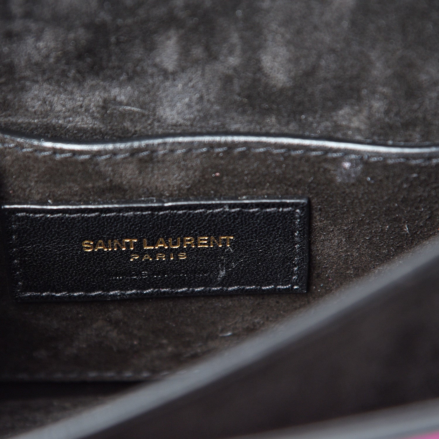 Saint Laurent Metallic Calfskin Small Monogram Sunset Fuchsia 5 of 12