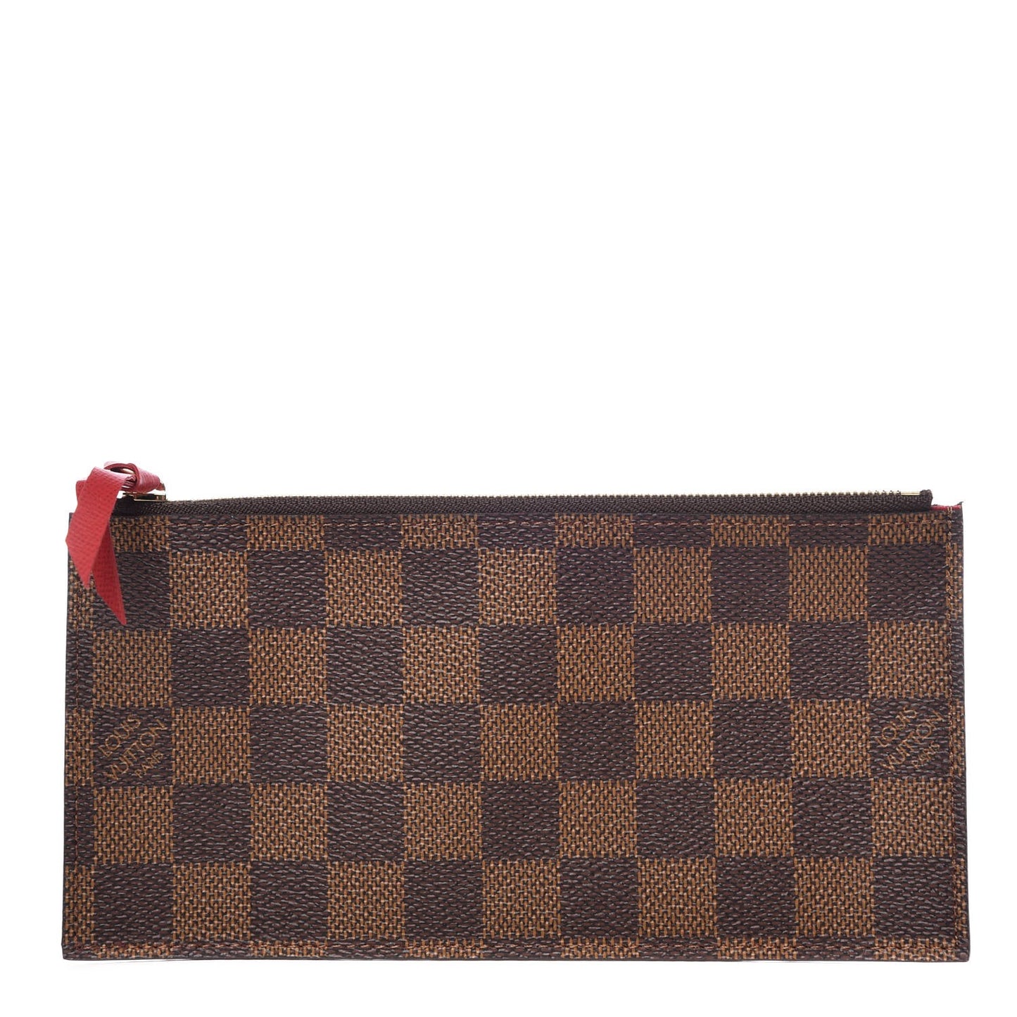 Damier Ebene Felicie Chain Wallet Zippered Insert
