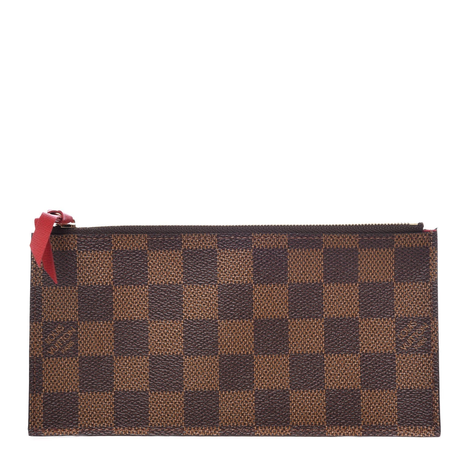 Louis Vuitton Damier Ebene Felicie Chain Wallet Zippered Insert 1 of 7