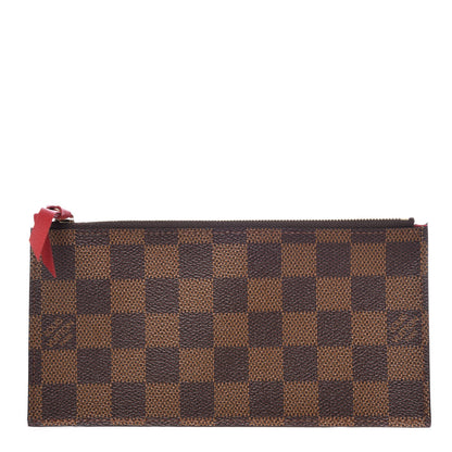 Louis Vuitton Damier Ebene Felicie Chain Wallet Zippered Insert 1 of 7