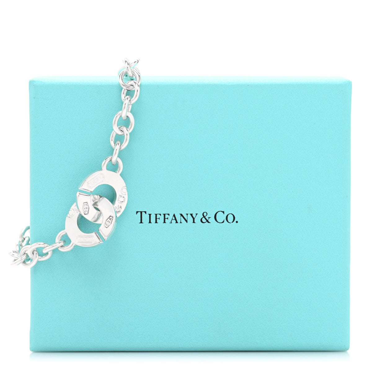 Tiffany Sterling Silver 1837 Circle Clasp Bracelet 4 of 4
