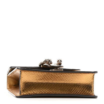 Gucci Snakeskin Mini Dionysus Shoulder Bag Gold 4 of 10