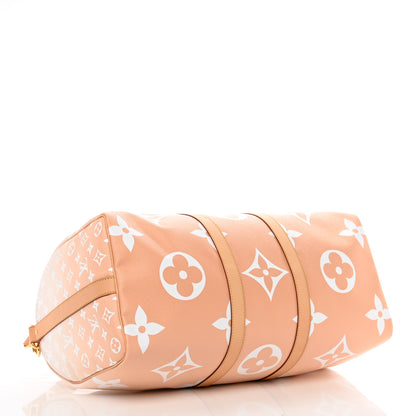 Louis Vuitton Monogram Giant By The Pool Keepall Bandouliere 45 Brume 3 of 9