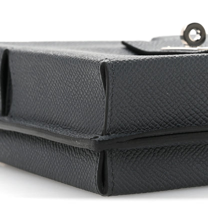 Hermes Epsom Kelly Multi Pocket Pochette To Go Gris Misty 10 of 11