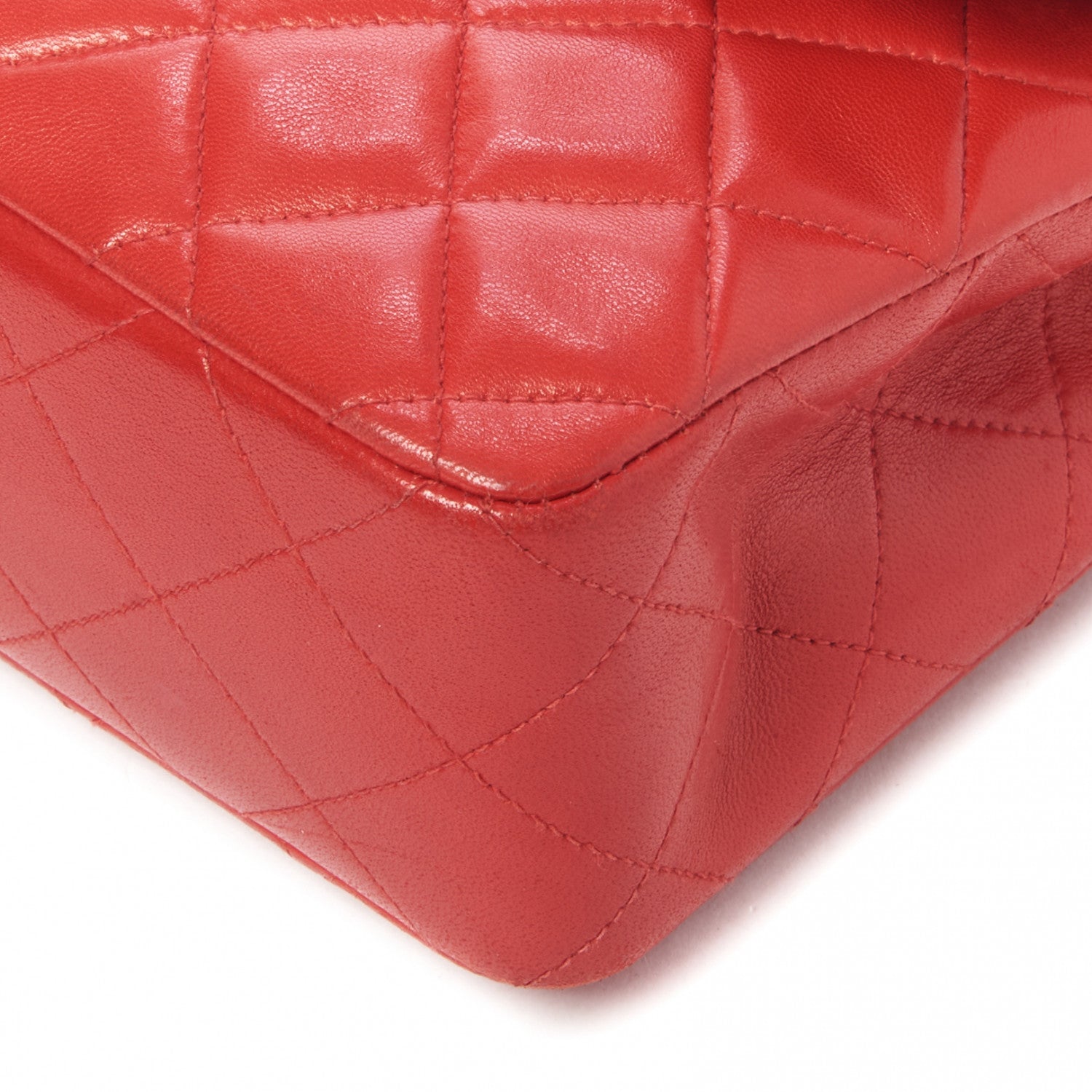 Chanel Lambskin Quilted Small Double Flap Red 5 of 10