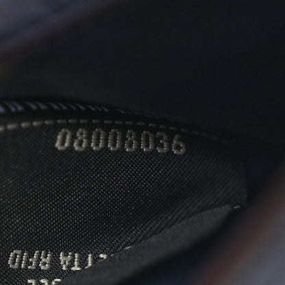 Fendi Cuoio Romano Vitello Grace Micro Peekaboo Tri-Fold Wallet Mirto Dark Blue 8 of 8